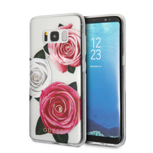 Cargar imagen en el visor de la galería, Forro/ Funda Guess TPU Transparente Rosas Samsung S8
