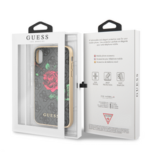 Cargar imagen en el visor de la galería, Forro/ Funda Guess 4G PU Piel Rosa roja negro iPhone X
