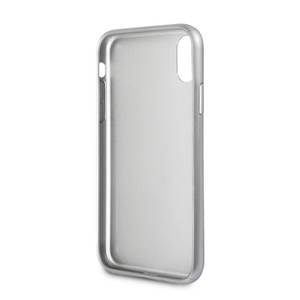 Forro/ Funda Franja aluminio negro iPhone X