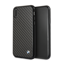 Cargar imagen en el visor de la galería, Forro/ Funda BMW fibra de carbono Negro iPhone X
