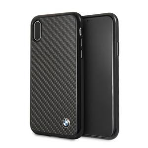 Forro/ Funda BMW fibra de carbono Negro iPhone X