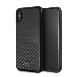 Forro/ Funda fibra de carbono negro iPhone X