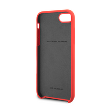 Cargar imagen en el visor de la galería, Forro/ Funda Ferrari Logo amarillo silicon rojo iPhone 6,7,8 y SE
