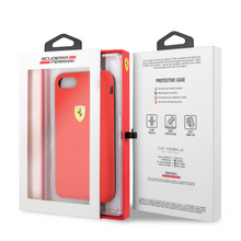 Cargar imagen en el visor de la galería, Forro/ Funda Ferrari Logo amarillo silicon rojo iPhone 6,7,8 y SE
