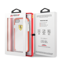 Cargar imagen en el visor de la galería, Forro/ Funda Ferrari TPU Transparente y rojo iPhone 6,7,8 y SE
