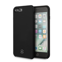 Cargar imagen en el visor de la galería, Forro/ Funda Mercedes Benz silicon negro iPhone 6,7,8 plus
