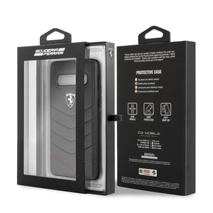 Forro/ Funda Ferrari piel Acolchada Negro S10