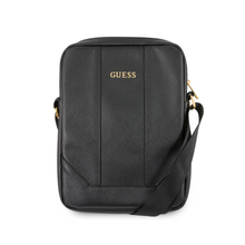 Cargar imagen en el visor de la galería, Bolso Guess 10&quot; Saffiano Look para tablet negro
