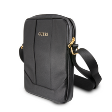 Cargar imagen en el visor de la galería, Bolso Guess 10&quot; Saffiano Look para tablet negro
